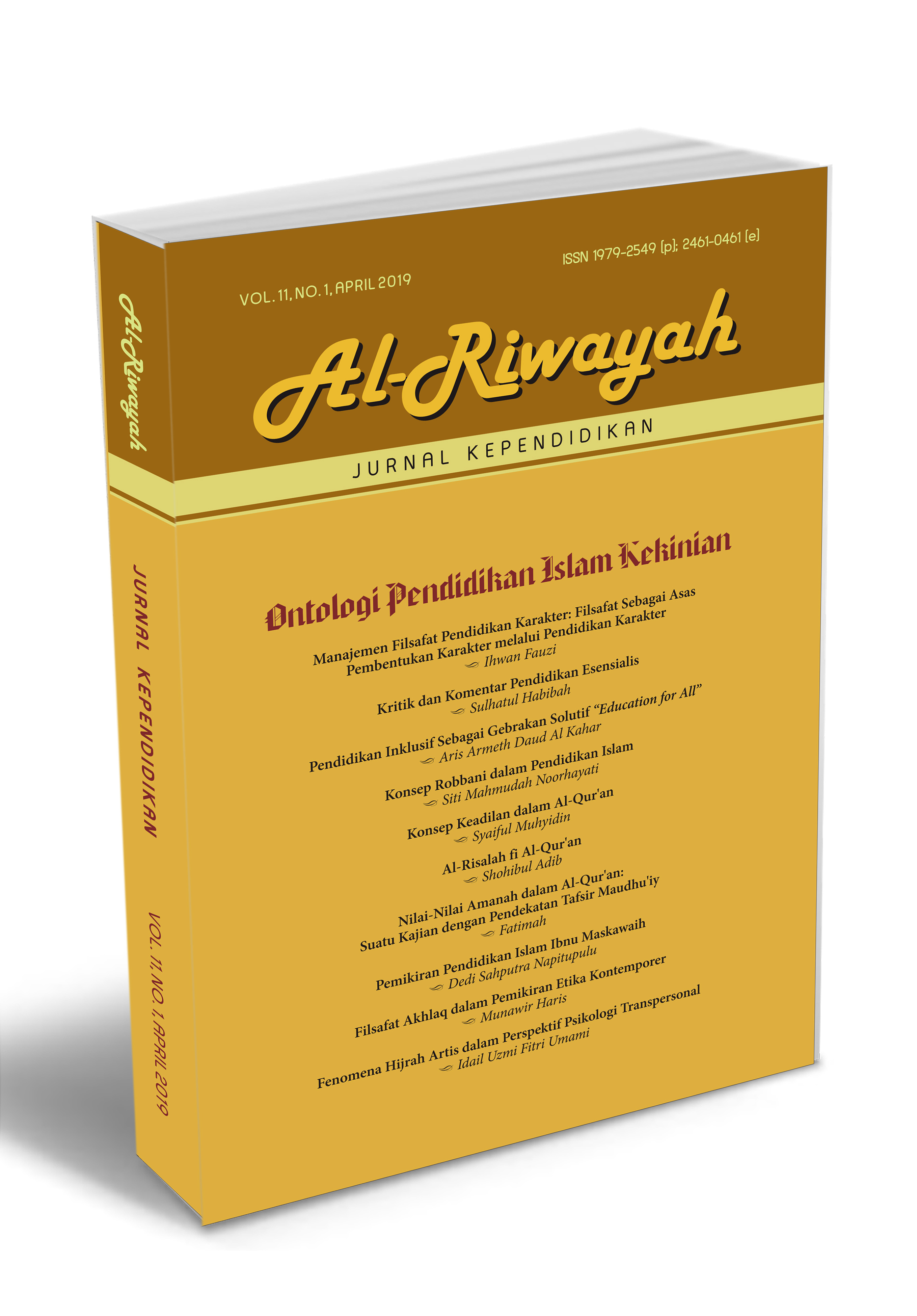 					View Vol. 17 No. 2 (2025): Al-Riwayah: Jurnal Kependidikan
				